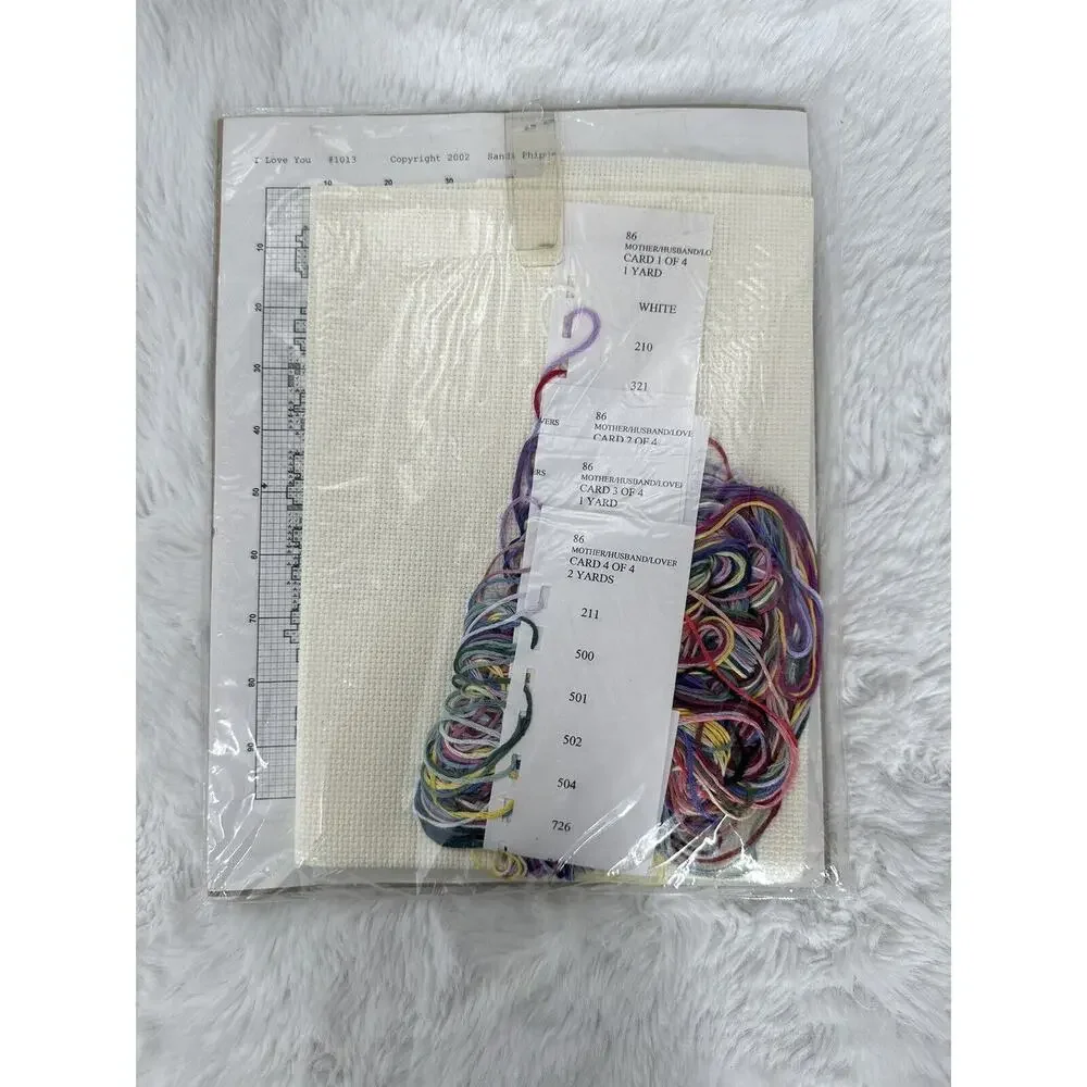 Vintage Sandi Phipps Mother Husband Lovers #86 Counted Cross Stitch Kit 4 Design